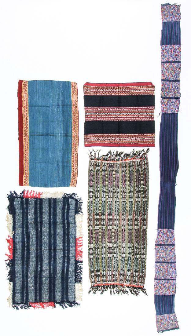 5 South American and Asian Ethnographic Textiles, Early (1 of 5)