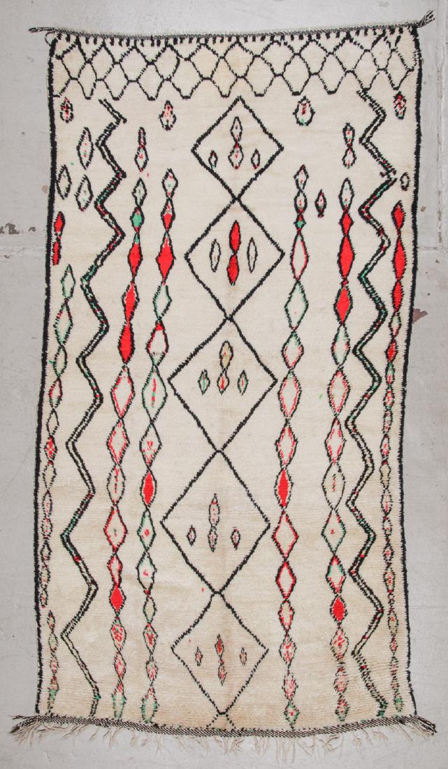 Moroccan Beni Ourain Rug: 5'1'' x 9'2'' (1 of 5)
