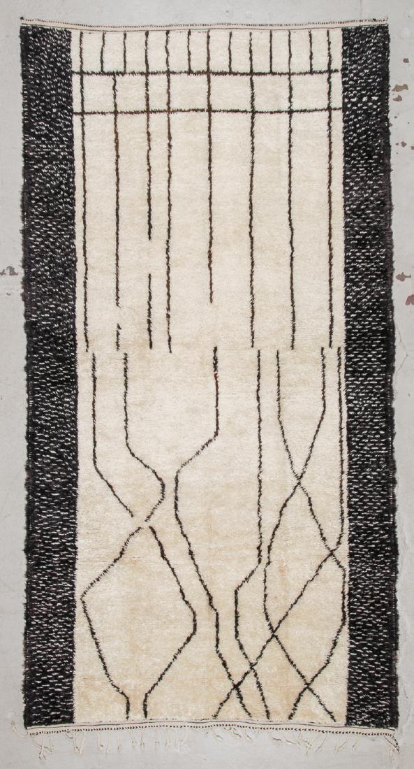 Moroccan Beni Ourain Rug: 6'1'' x 11'7'' (1 of 5)