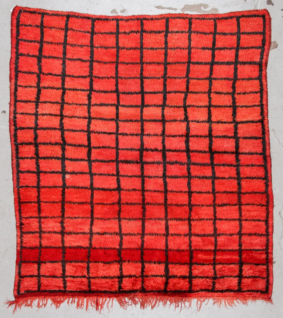 Mid Century Moroccan Rug: 5'6'' x 6'1'' (1 of 6)