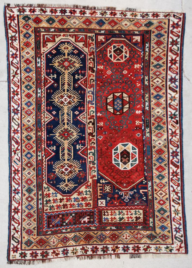 Antique West Anatolian Megri Rug: 4'8'' x 6'8'' (1 of 6)