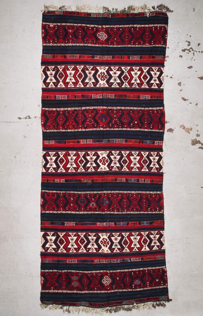 Antique Turkish Kilim: 5'9'' x 13'8'' (175 x 417 cm) (1 of 5)