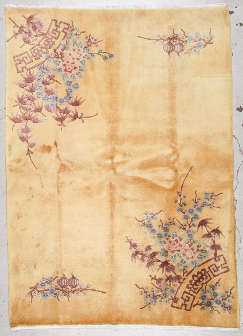 Semi-Antique Art Deco Rug: 5'9'' x 8'2'' (175 x 249 cm) (1 of 6)