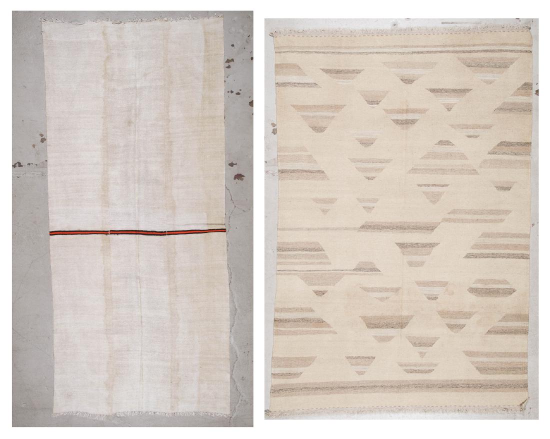 2 Vintage Modernist Turkish Wool Kilims (1 of 9)