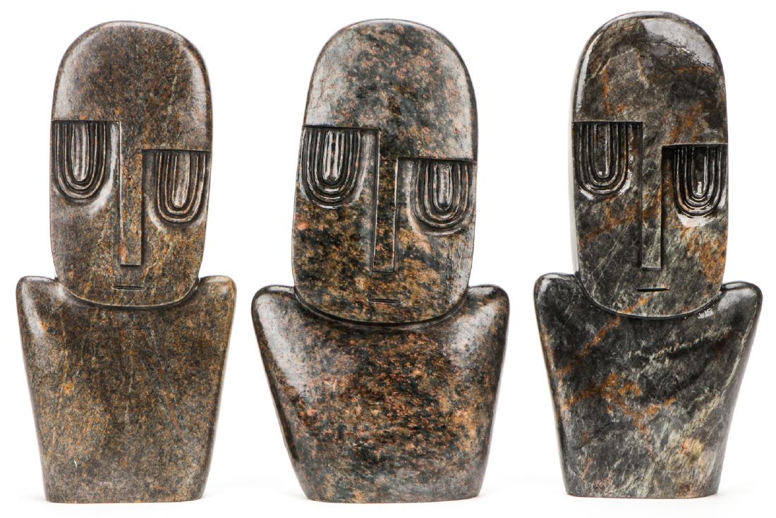 Three Gift Muza "Chaminuka" Sculptures (1 of 6)