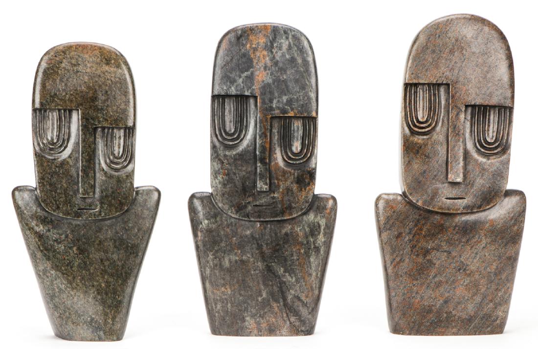 Three Gift Muza "Chaminuka" Sculptures (1 of 6)