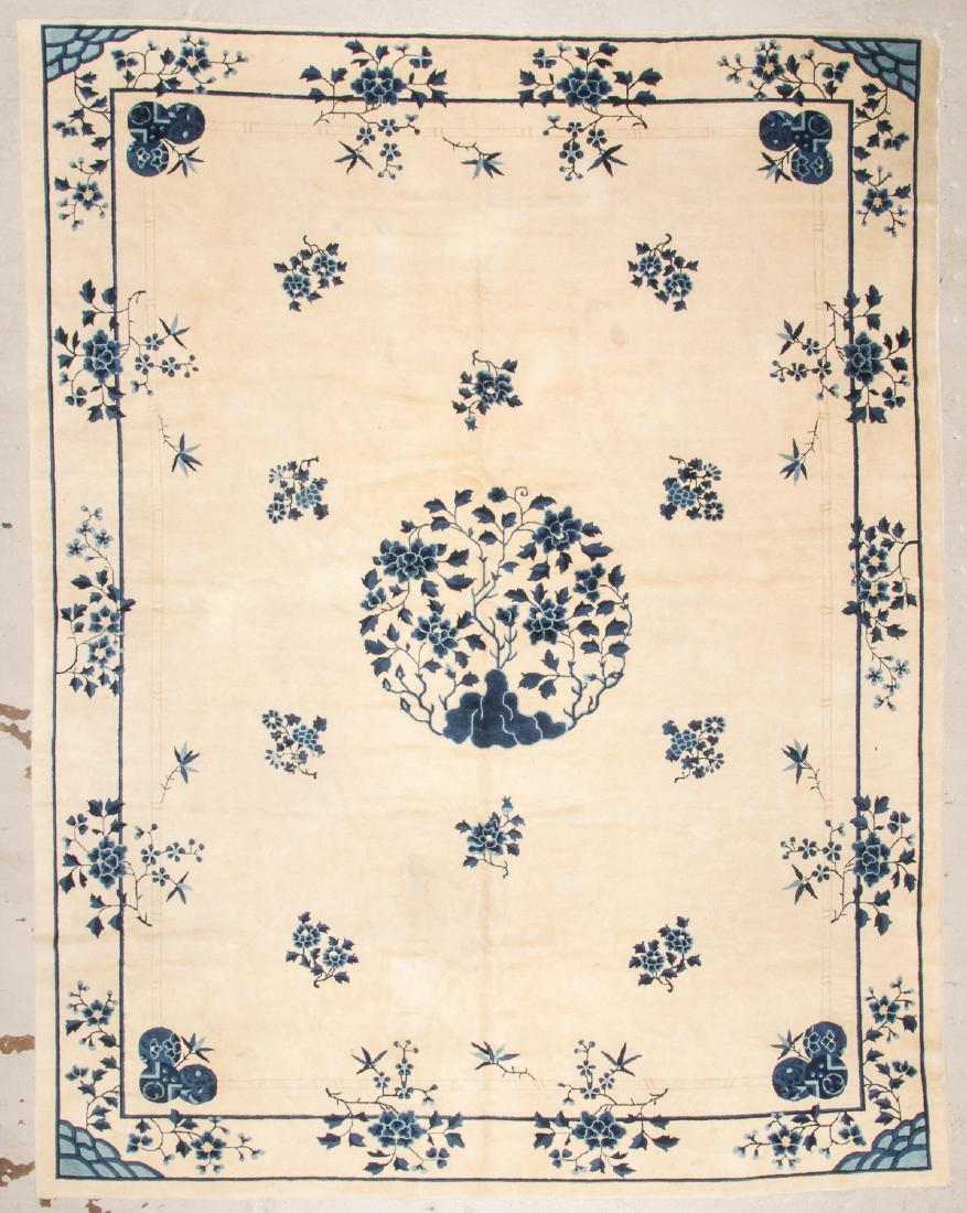 Antique Chinese Peking Rug: 9' x 11'7'' (274 x 353 cm) (1 of 5)