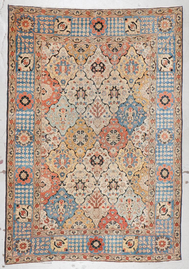 Antique Petag Tabriz Rug:  6'6'' x 9'5'' (198 x 287 cm) (1 of 5)