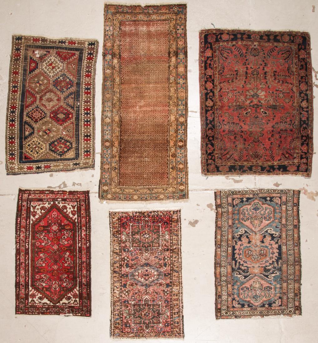 Estate Group of 6 Antique Persian/Caucasian Rugs (1 of 8)