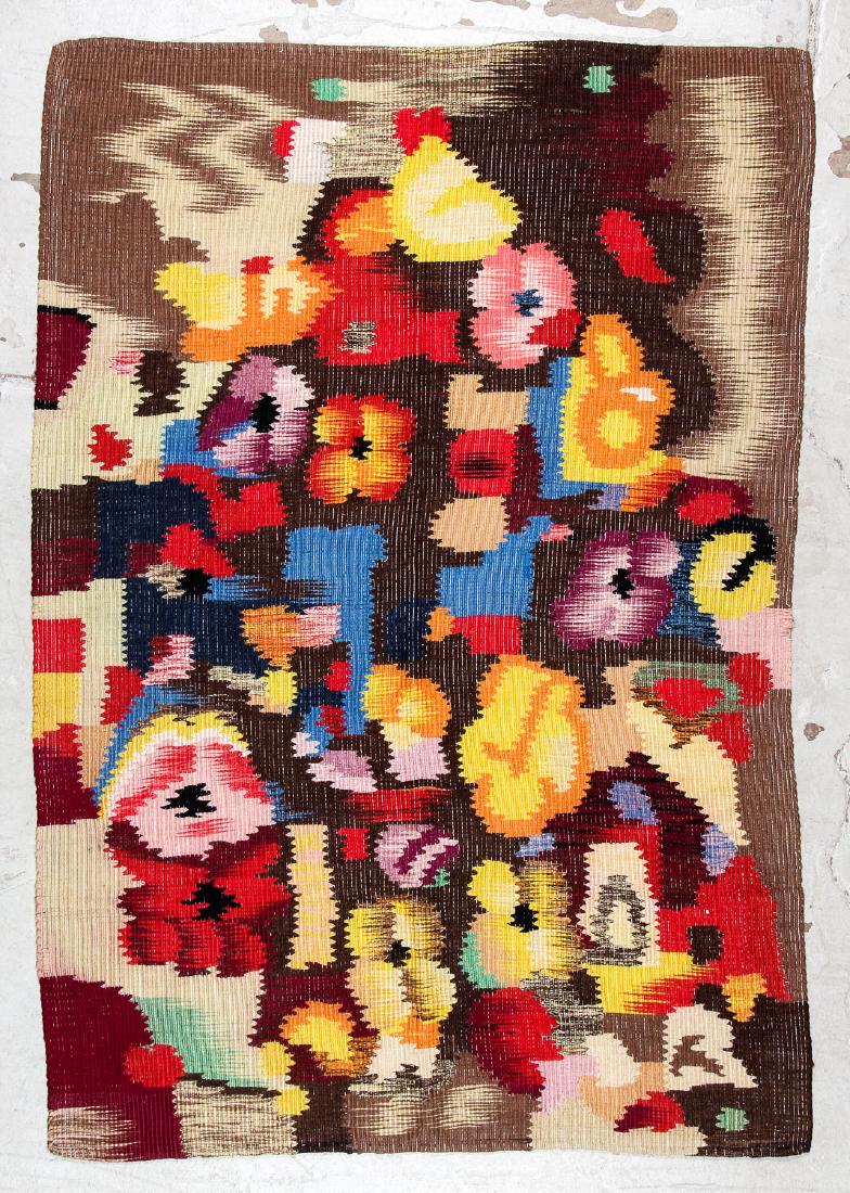 Moroccan Kilim: 4'7'' x 6'8'' (140 x 203 cm) (1 of 5)