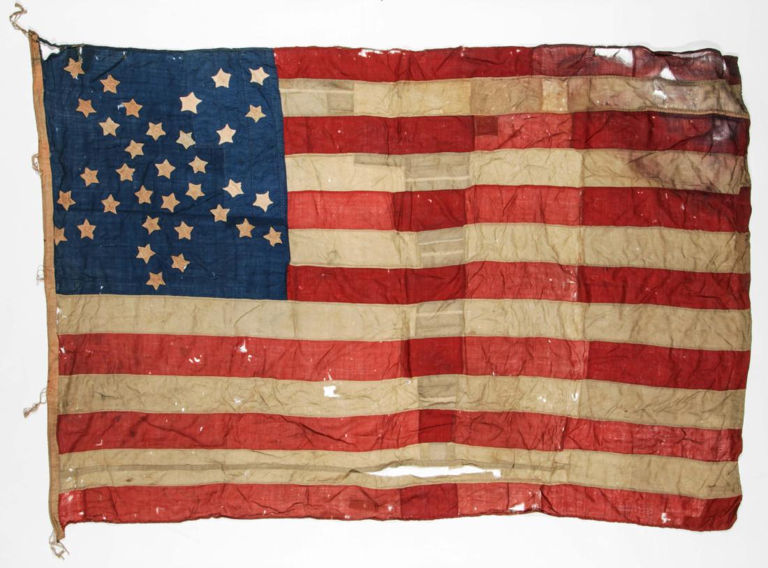 Civil War Era 34 Star American Flag (18611863)