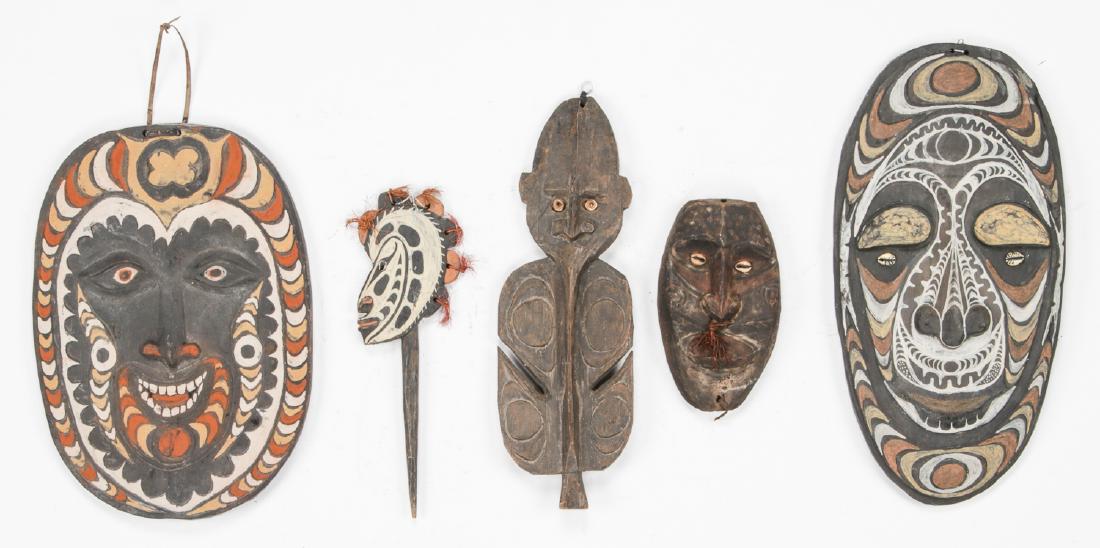 5 Papua New Guinea Artifacts (1 of 2)