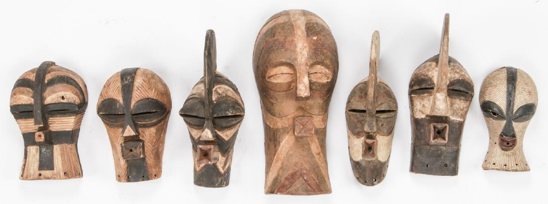 7 Songye Masks (1 of 2)