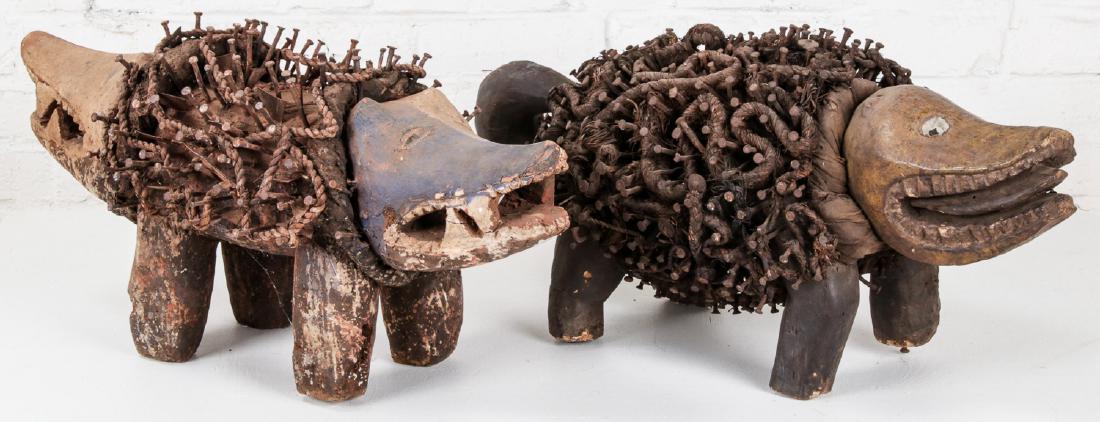 2 Congo Nail Fetishes (1 of 3)