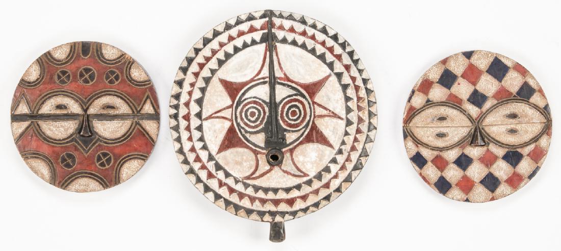 3 African Plank Masks (1 of 2)