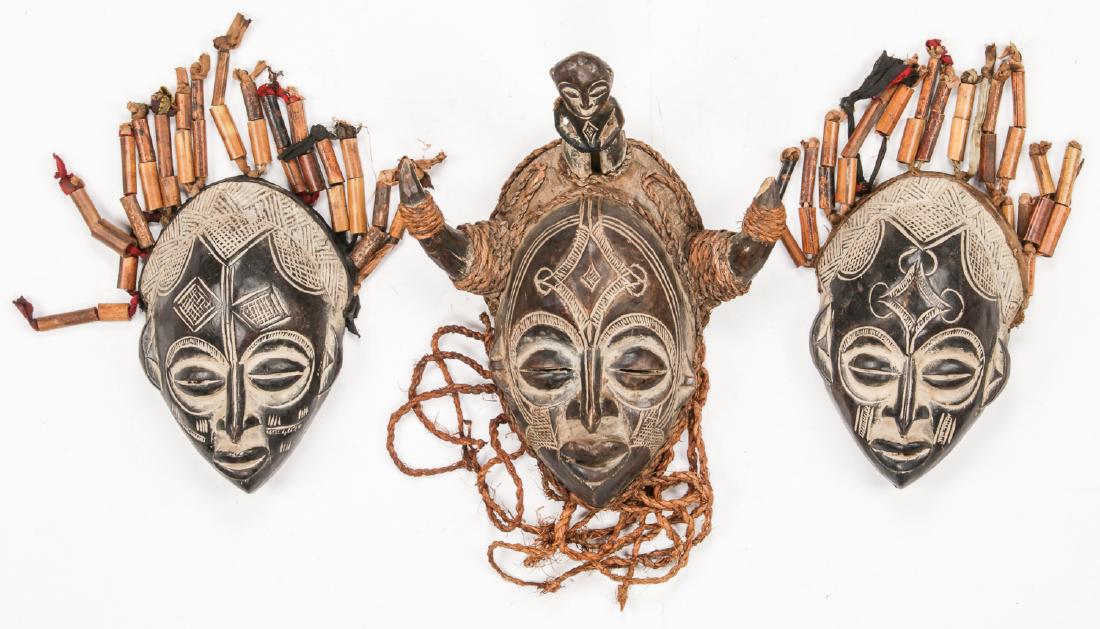 3 Chokwe Masks (1 of 2)