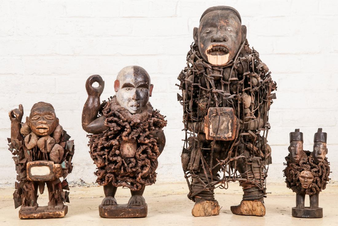 4 Congo Nail Fetishes (1 of 4)