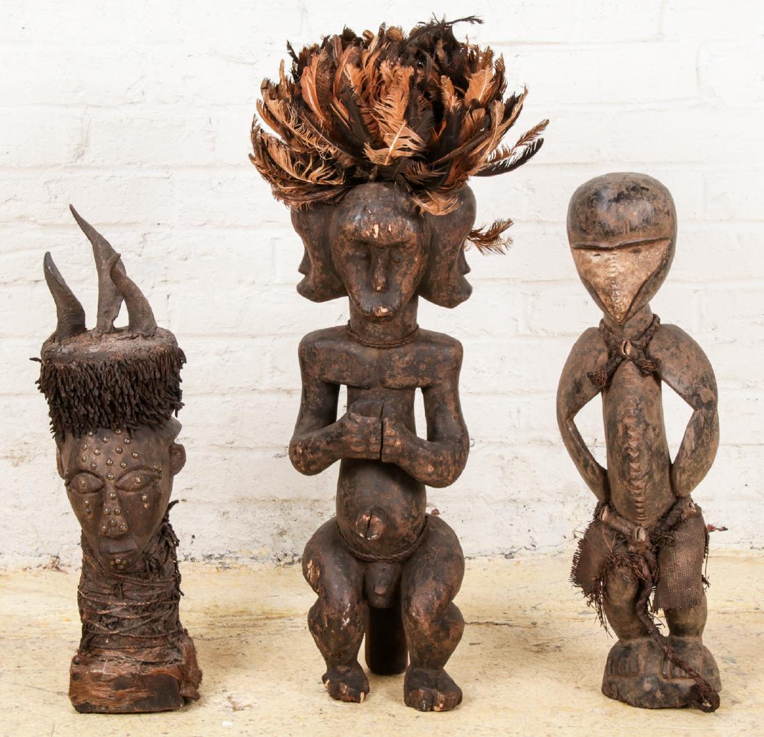 3 African Tribal Figures (1 of 4)