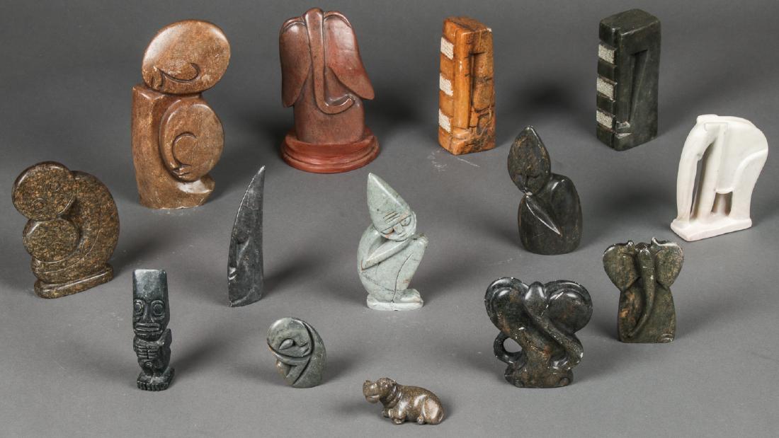 14 Assorted Shona Stones (1 of 4)