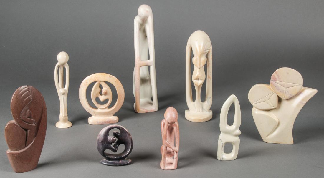 9 Assorted Shona Stones (1 of 4)