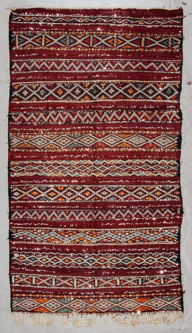 Vintage Moroccan Mixed Weave Rug: 5'7'' x 9'6'' (170 x (1 of 4)