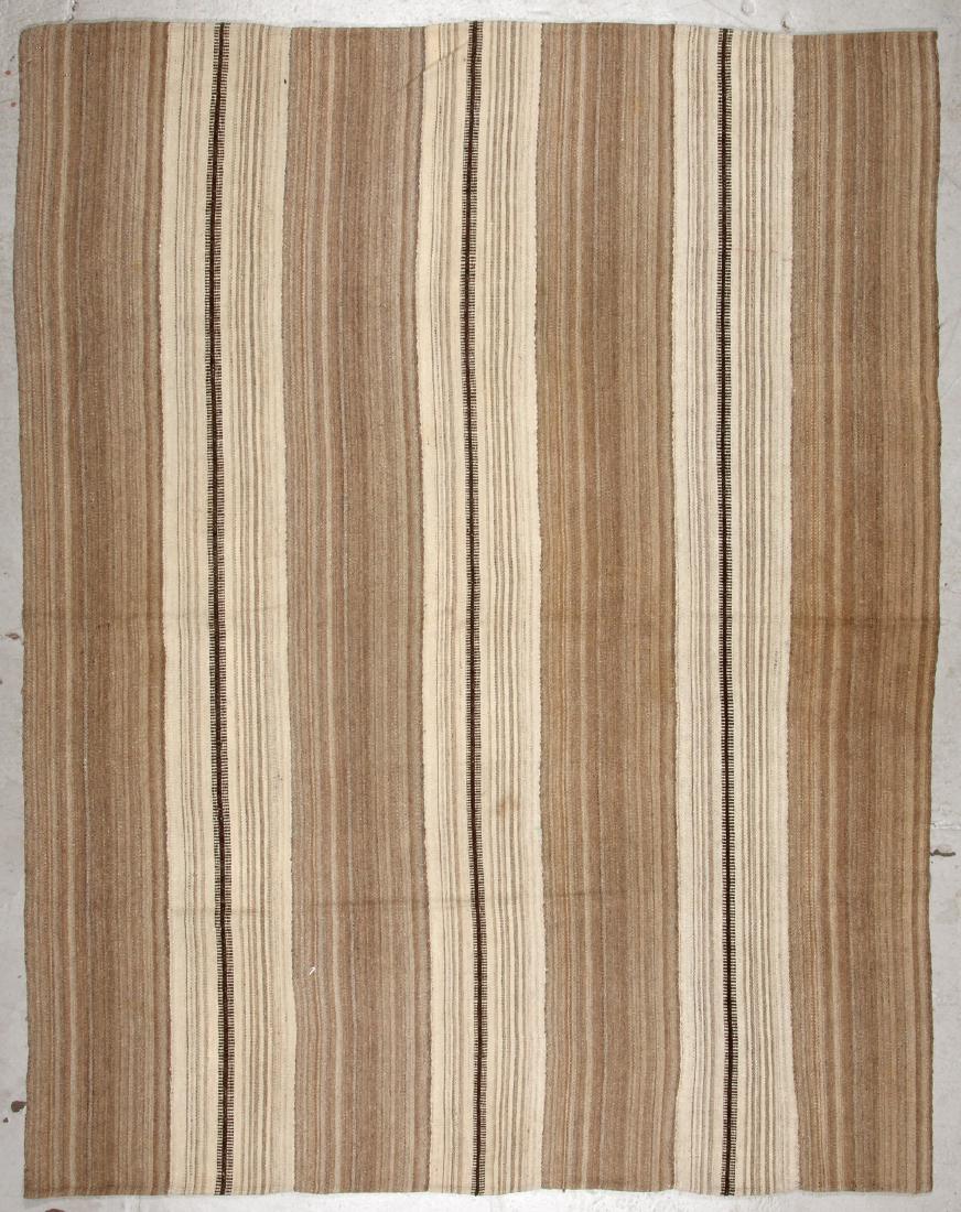 Vintage Kurdish Kilim: 6'10'' x 8'7'' (1 of 5)