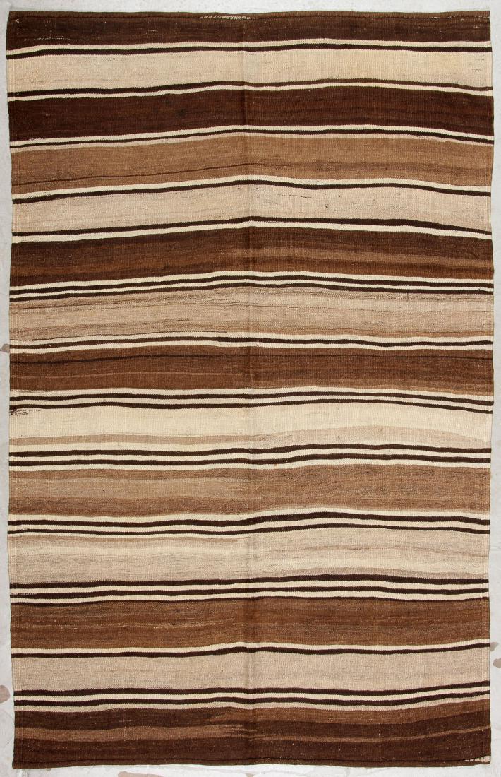 Vintage Kurdish Kilim: 4'7'' x 7'6'' (1 of 5)