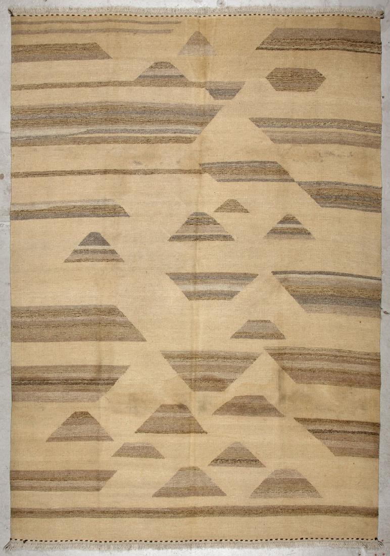 Kurdish Flatwoven Rug: 5'11'' x 8'10'' (180 x 269 cm) (1 of 6)