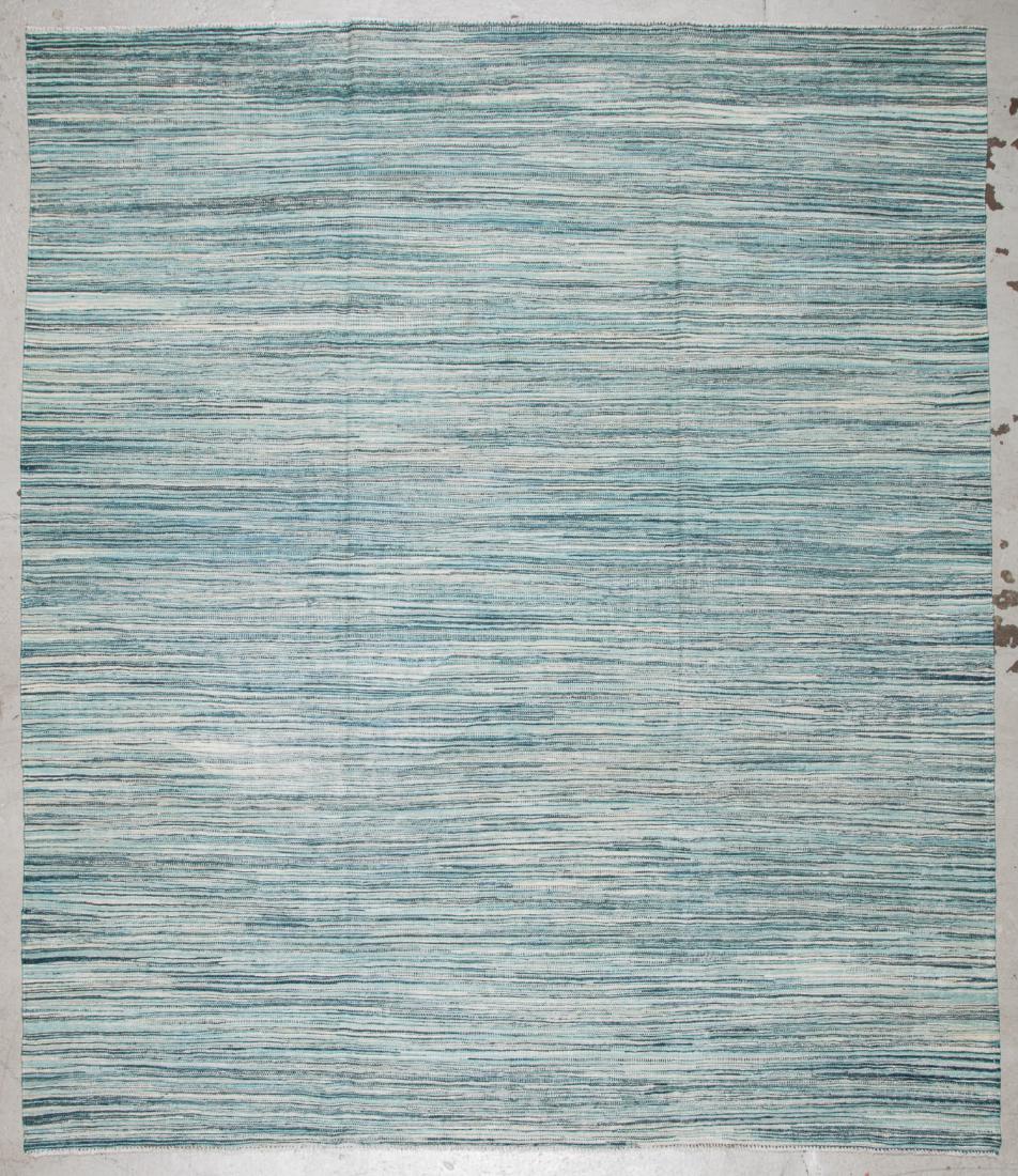 Modern Color Field Kilim: 8'2'' x 9'5'' (249 x 287 cm) (1 of 5)