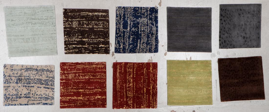 10 Modern Wool/Silk Tibetan Small Rugs: Largest: 2' x: 10 Modern Wool/Silk Tibetan Small Rugs, Nepal: Largest: 2' x 2'1'' (61 x 64 cm). Please Take Note: THIS IS A NO HIDDEN RESERVE AUCTION. We are accepting bids commencing at the START PRICE posted onlin