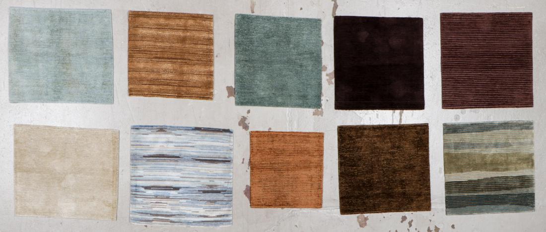 10 Modern Wool/Silk Tibetan Small Rugs: Ranging in size (1 of 7)