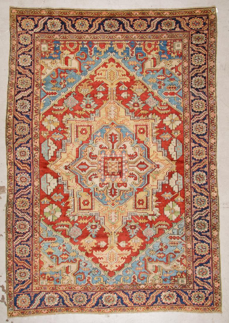 Antique Heriz Rug: 8'2'' x 11'9'' (249 x 358 cm) (1 of 5)
