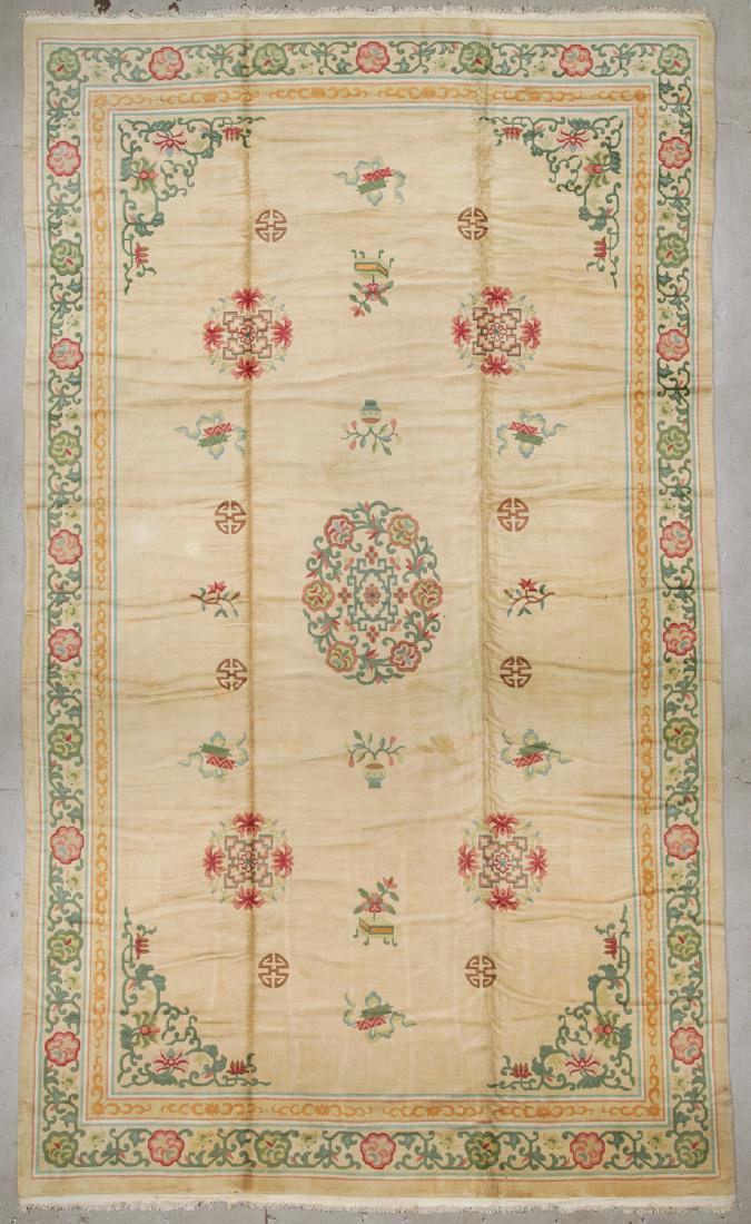 Mansion-Size Chinese Art Deco Rug: 12'3'' x 20'8'' (373 (1 of 5)