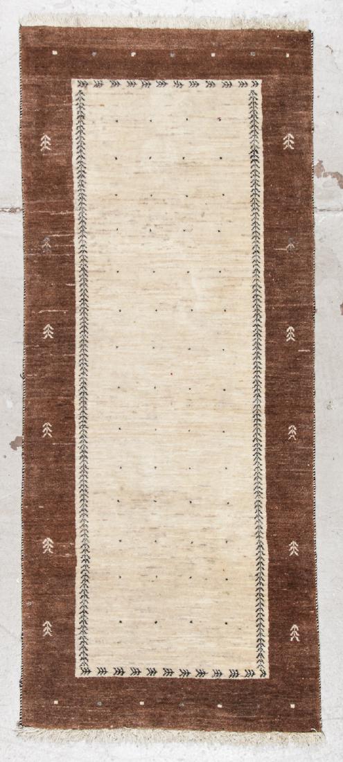 Vintage Persian Gabbeh Rug: 2'8'' x 6'5'' (81 x 196 cm) (1 of 6)