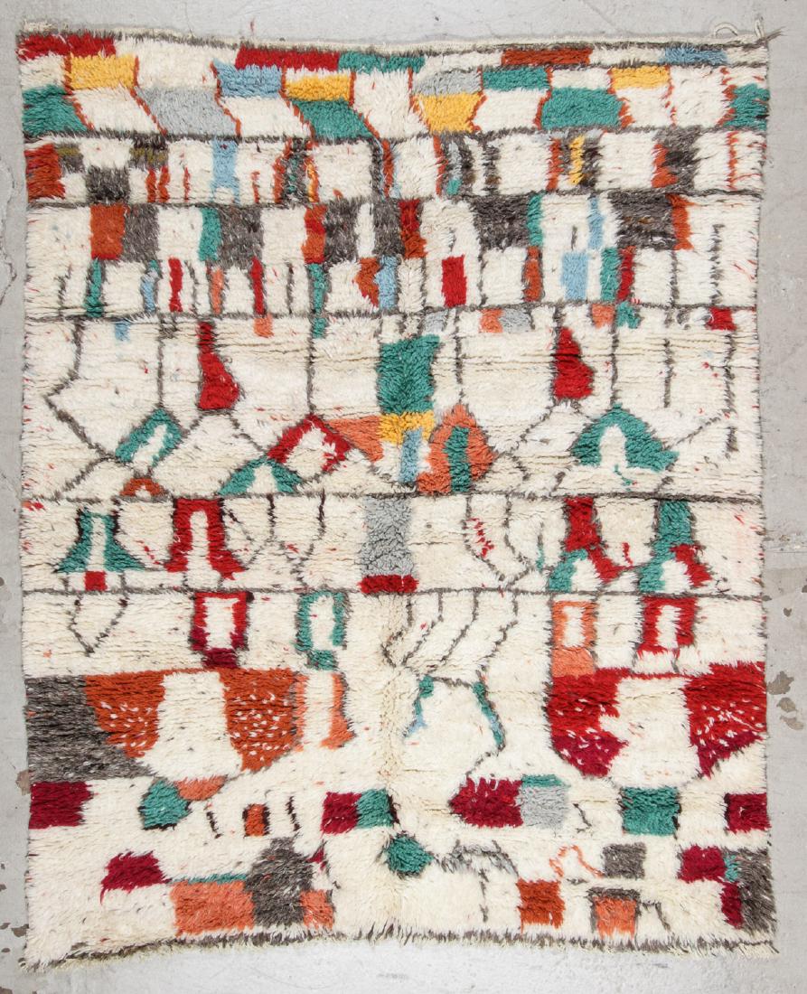 Moroccan Rug: 5'3'' x 6'4'' (160 x 193 cm) (1 of 6)