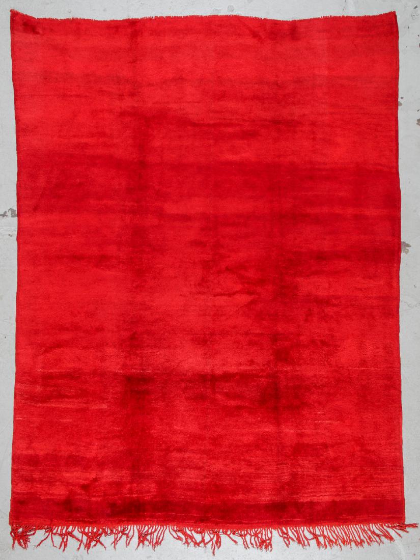 Mid Century Moroccan Rug: 6'7'' x 8'9'' (201 x 267 cm) (1 of 5)