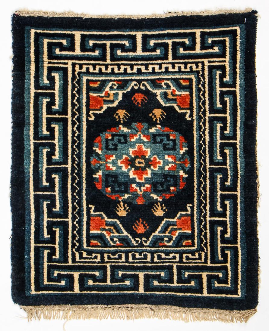 Tibetan Saddle-Top Rug, Tibet, 19th C. (1 of 6)
