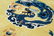 Antique Chinese Dragon Rug: 5'3'' x 6'7'' (160 x 201 - 4