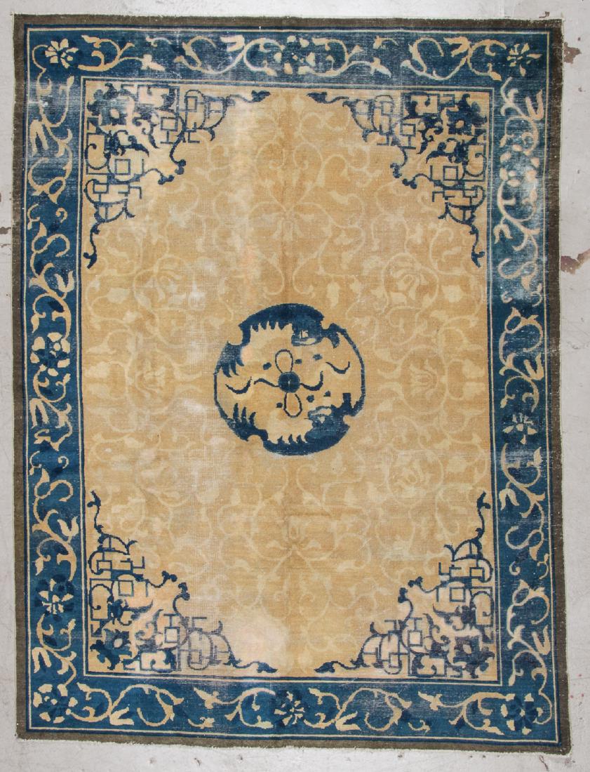 Antique Chinese Peking Rug: 6'9'' x 8'11'' (206 x 272 (1 of 6)