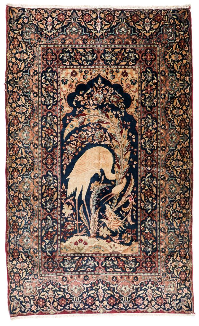 Antique Kerman Pictorial Rug (1 of 6)