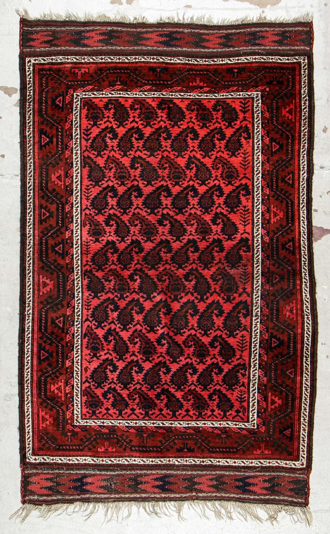 Antique Beluch Rug: 4' x 6'7'' (122 x 201 cm) (1 of 6)