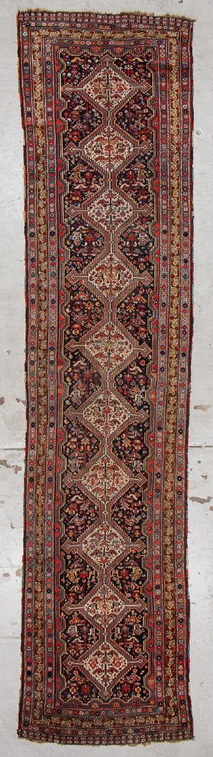 Antique Gashgai Rug: 3'4'' x 13'11'' (1 of 5)