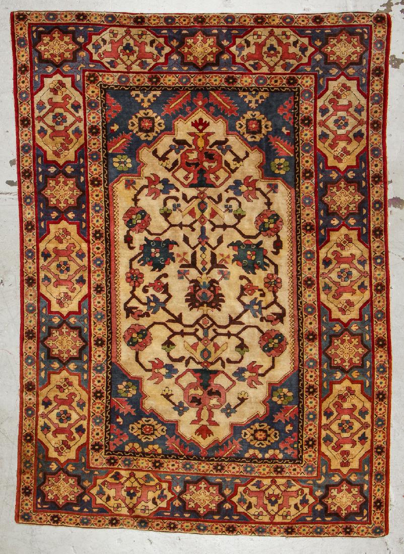 Antique Transylvanian Style European Hooked Rug (1 of 5)