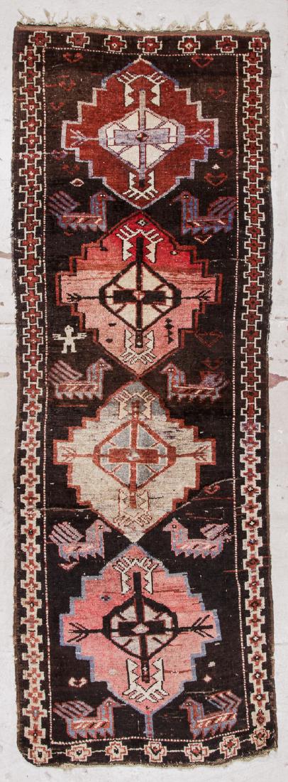 Antique East Anatolian Kurdish Rug: 3'9'' x 10'6'' (114 (1 of 5)