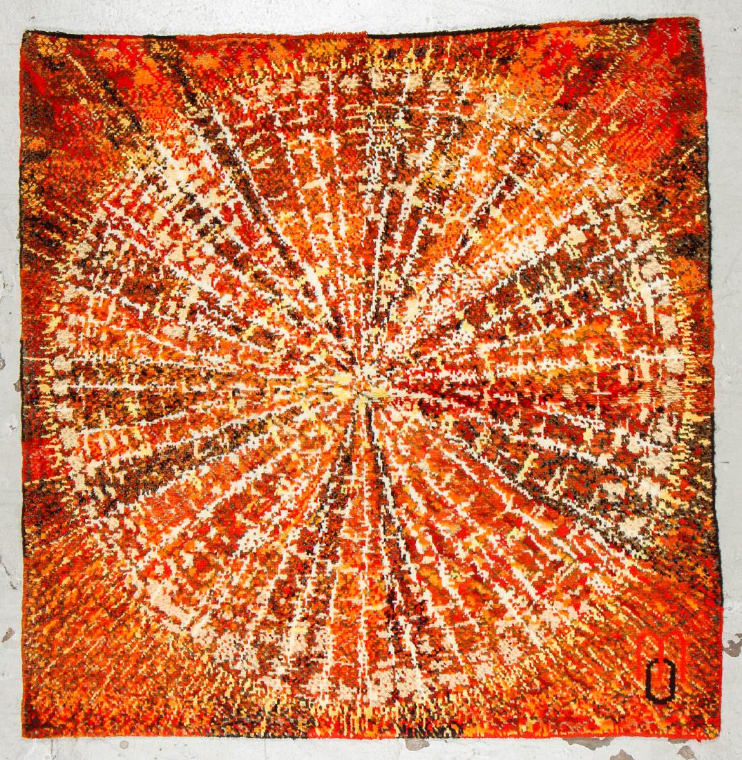 Mid Century Rug, Signed Edith Muller-Ortloff (1 of 4)