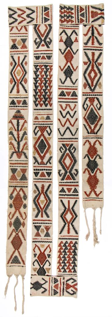 Complete Long Central Asian Yomud Tent Band: 46' x 9'' (1 of 5)