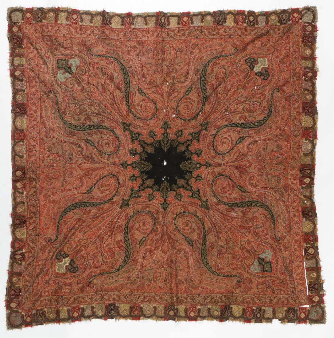 Antique Kashmir Shawl, India, 19th C (1 of 6)