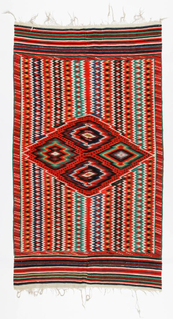 Mexican Saltillo Serape, Early 20th C (1 of 4)