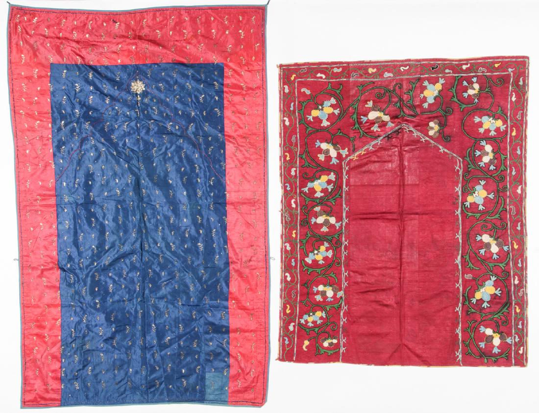 2 Central Asian Prayer-Niche Textiles (1 of 8)