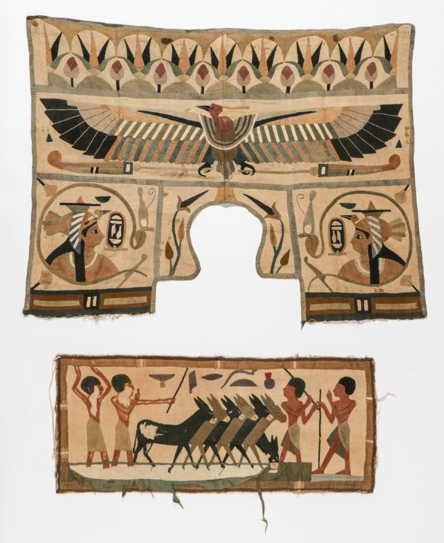 2 Egyptian Revival Textiles (1 of 9)